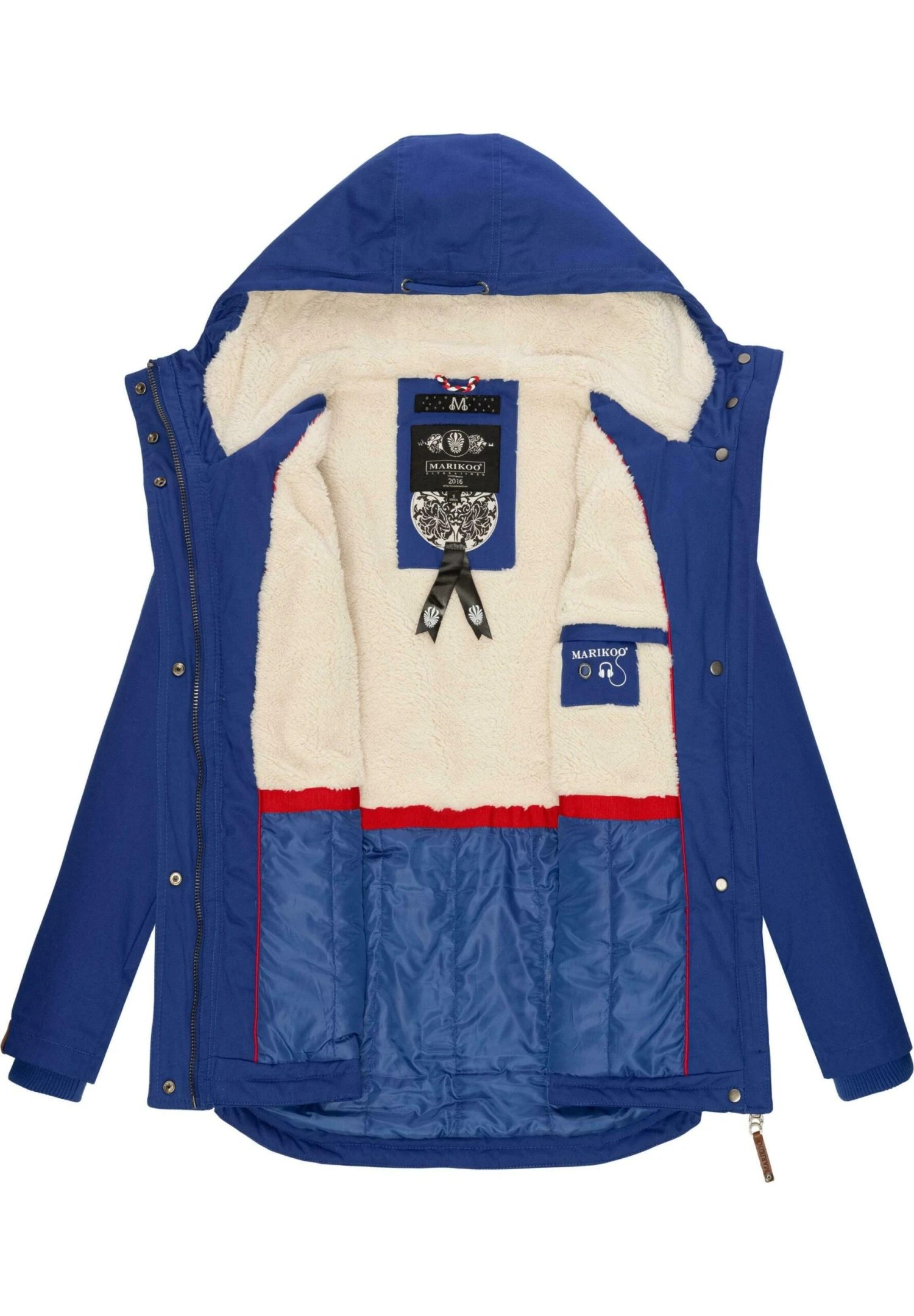 Marikoo Bikoo - Winterjas - Stone Blue Denim 3 Marikoo Bikoo - Winterjas - Stone Blue Denim - Afbeelding 3