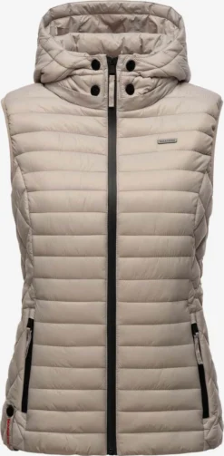 Marikoo Bodywarmers Bodywarmer Hasenpfote Dames Lichtgrijs