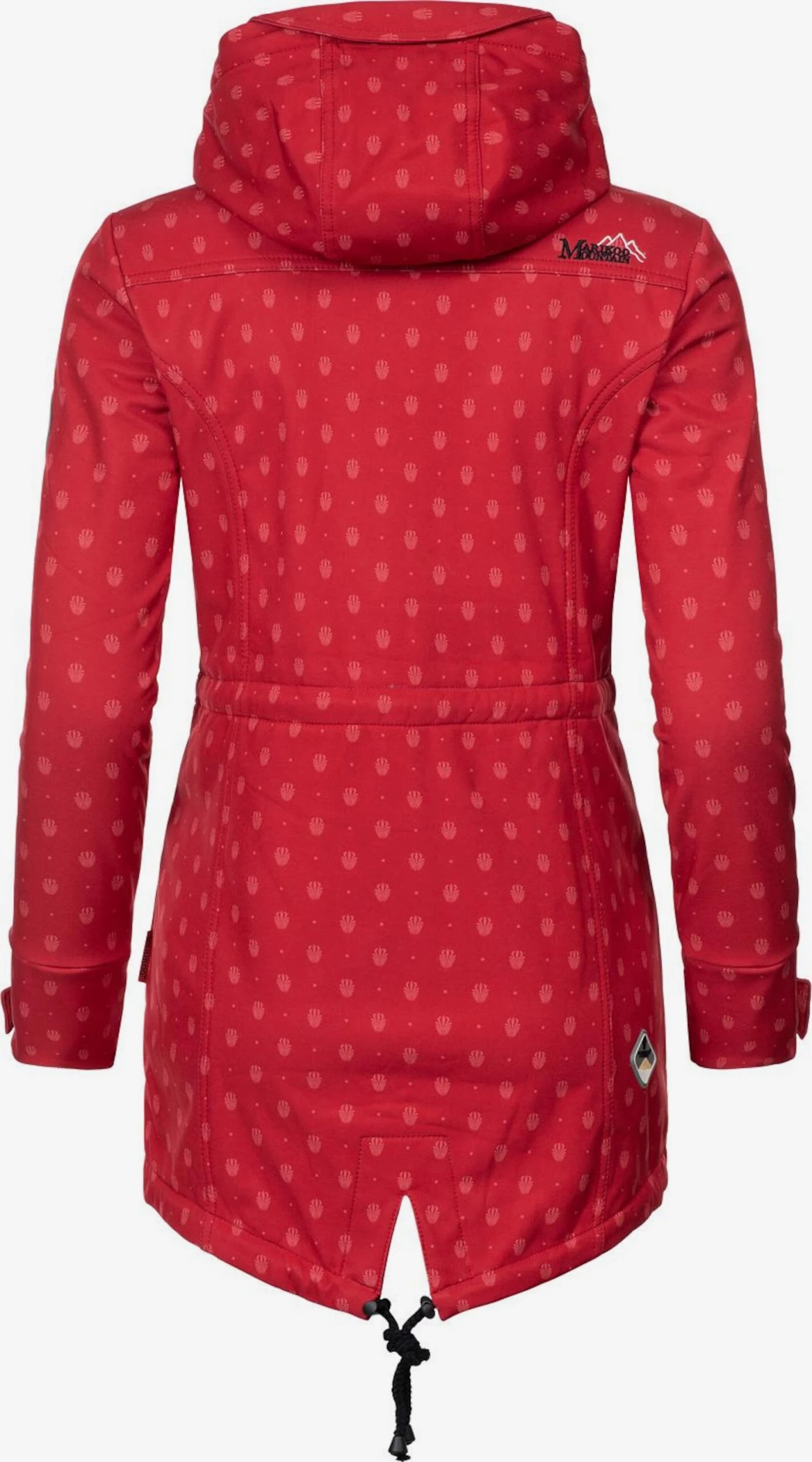 Marikoo Regenmantels Functionele Mantel Zimtzicke Dames Rood 2 Marikoo Regenmantels Functionele Mantel Zimtzicke Dames Rood - Afbeelding 2