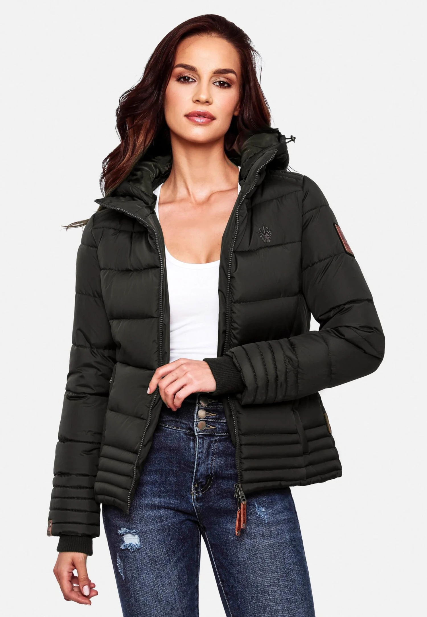 Marikoo Winterjassen Winterjas Sole Dames Antraciet 9 Marikoo Winterjassen Winterjas Sole Dames Antraciet - Afbeelding 9