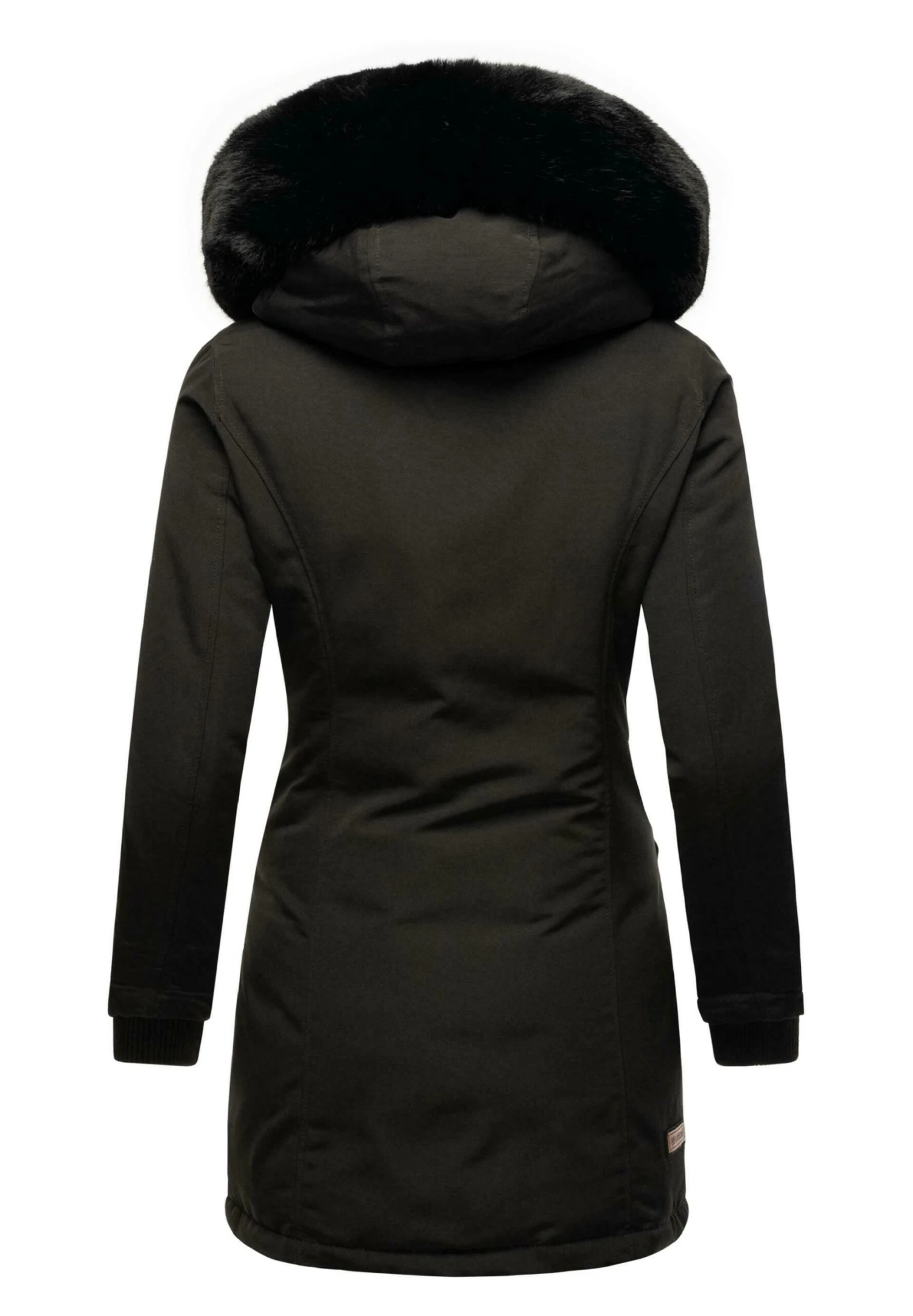 Marikoo Karmaa - Winterjas - Black With Black Fur 6 Marikoo Karmaa - Winterjas - Black With Black Fur - Afbeelding 6