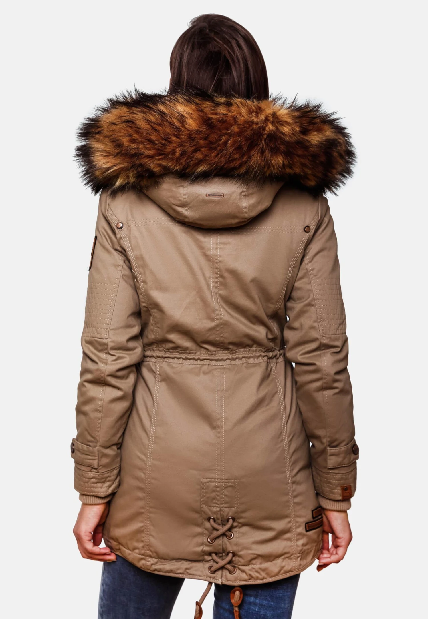 Marikoo Parkas Winterparka La Viva Dames Lichtbeige 8 Marikoo Parkas Winterparka La Viva Dames Lichtbeige - Afbeelding 8