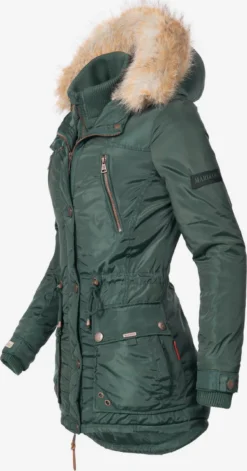 Marikoo Parkas Winterparka Grinsekatze Dames Donkergroen -Marikoo a3b3c443315c806967d2f2a8a9597b55 scaled