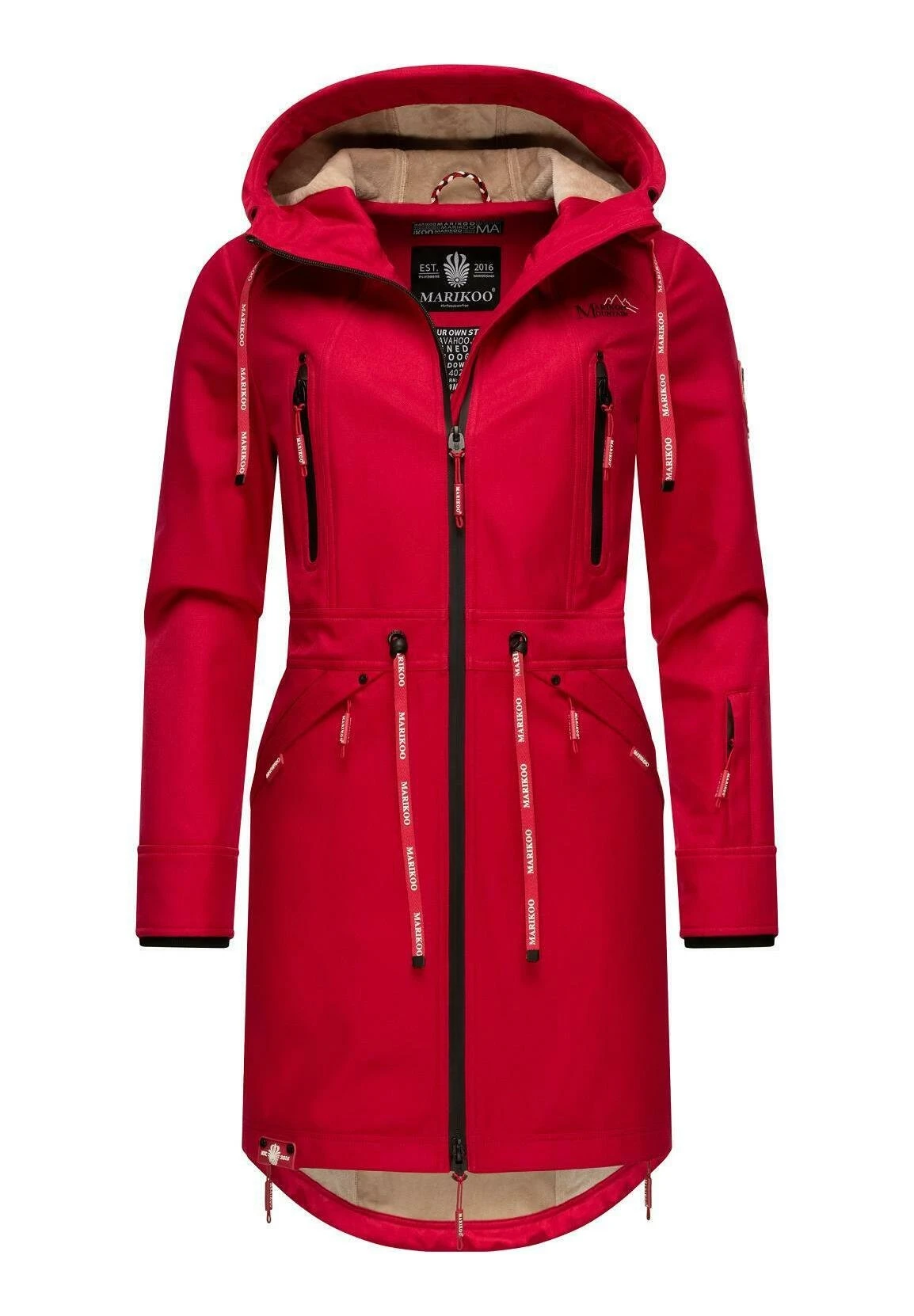 Marikoo Racquelle - Parka - Fuchsia 1 Marikoo Racquelle - Parka - Fuchsia