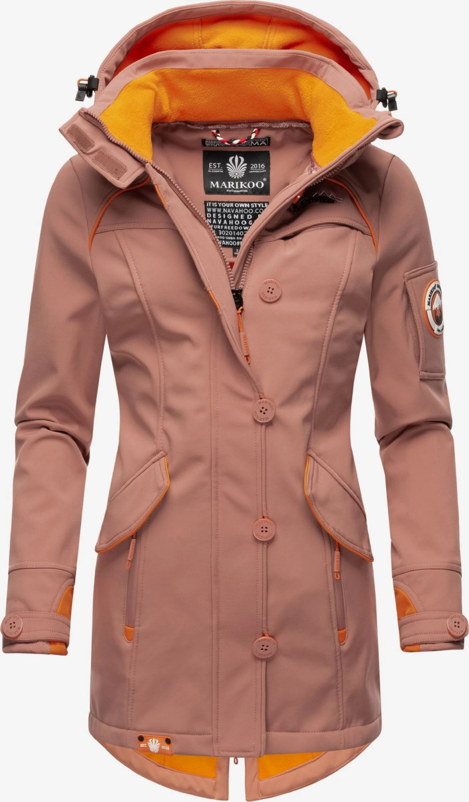 Marikoo Outdoor Jassen Functionele Jas Soulinaa Dames Lichtbruin 2 Marikoo Outdoor Jassen Functionele Jas Soulinaa Dames Lichtbruin - Afbeelding 2