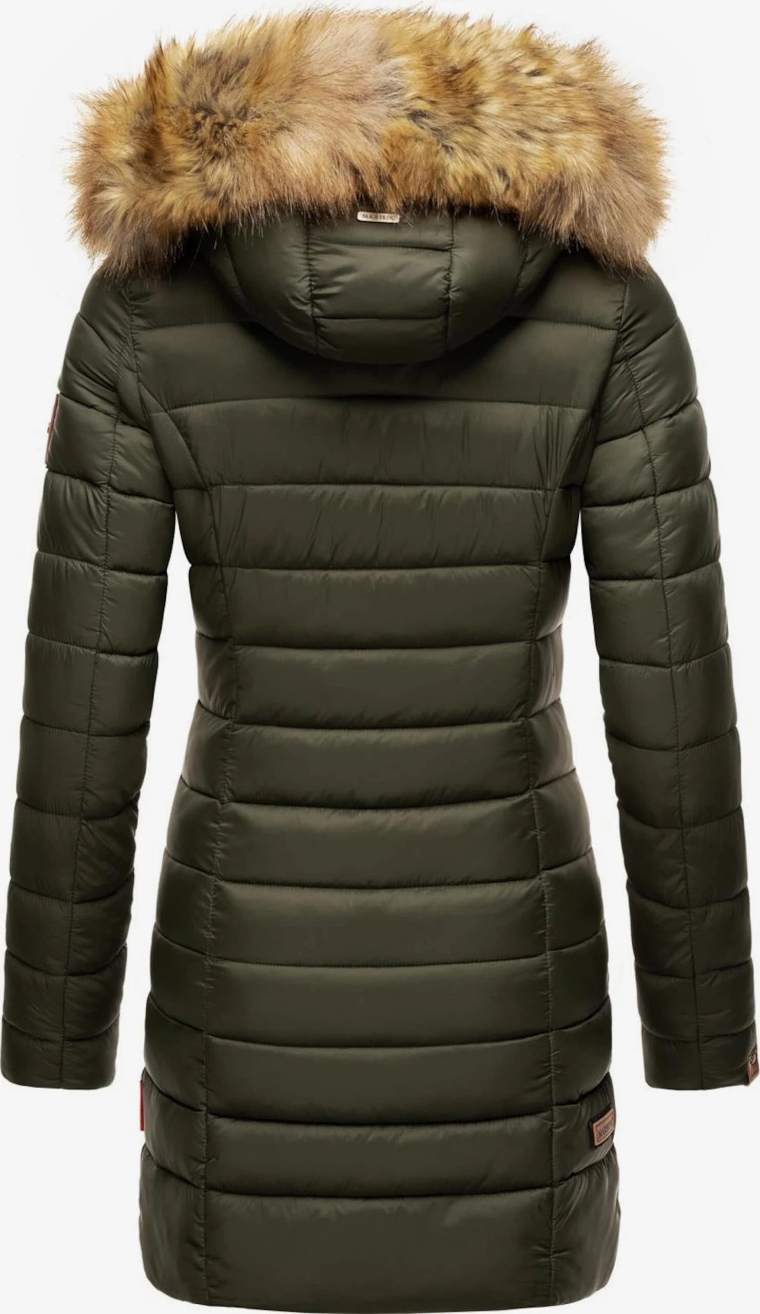 Marikoo Wintermantels Wintermantel Rose Dames Donkergroen 3 Marikoo Wintermantels Wintermantel Rose Dames Donkergroen - Afbeelding 3