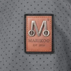 Marikoo Parkas Tussenparka Nyokoo Dames Basaltgrijs / Zilvergrijs -Marikoo aeb485a2d03a48aa9634958f4ae0ef41