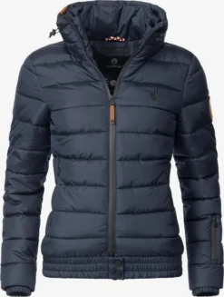 Marikoo Winterjassen Winterjas Poison Dames Donkerblauw