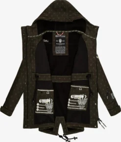 Marikoo Regenmantels Functionele Mantel Zimtzicke Dames Donkergroen -Marikoo b441e752747db4cf0503f4e30821bebe scaled