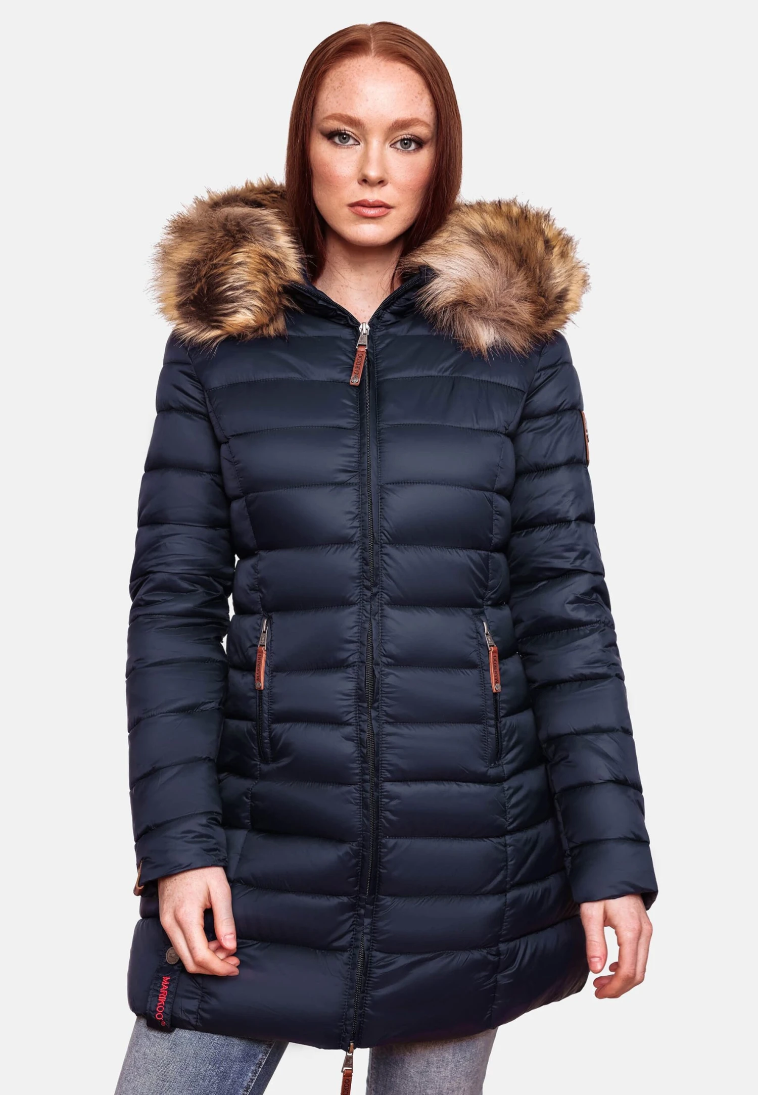 Marikoo Stepp - Winterjas - Dark Blue 1 Marikoo Stepp - Winterjas - Dark Blue