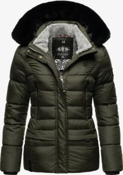 Marikoo Winterjassen Winterjas Loveleen Dames Olijfgroen