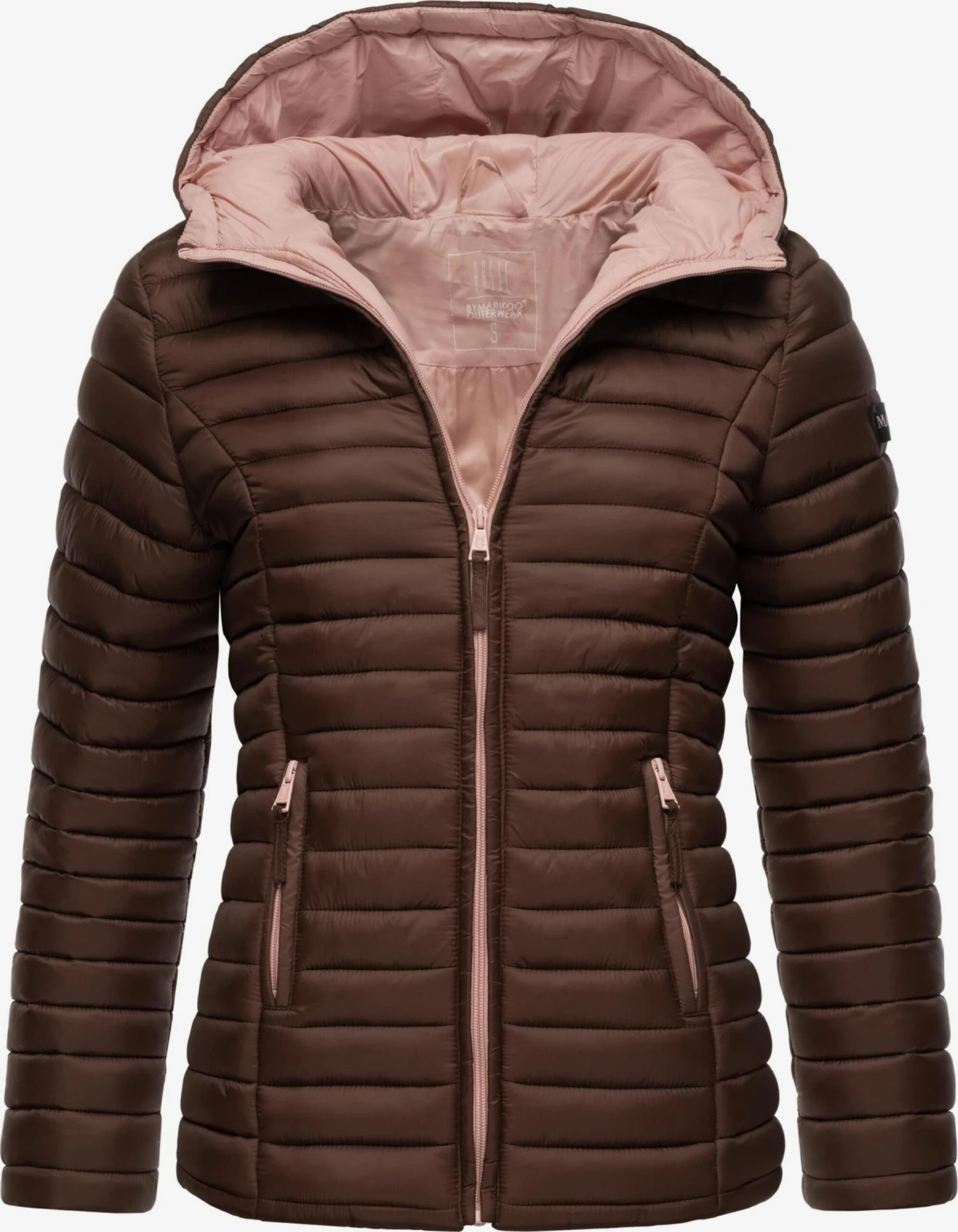 Marikoo Tussenjassen Tussenjas Asraa Dames Donkerbruin 1 Marikoo Tussenjassen Tussenjas Asraa Dames Donkerbruin