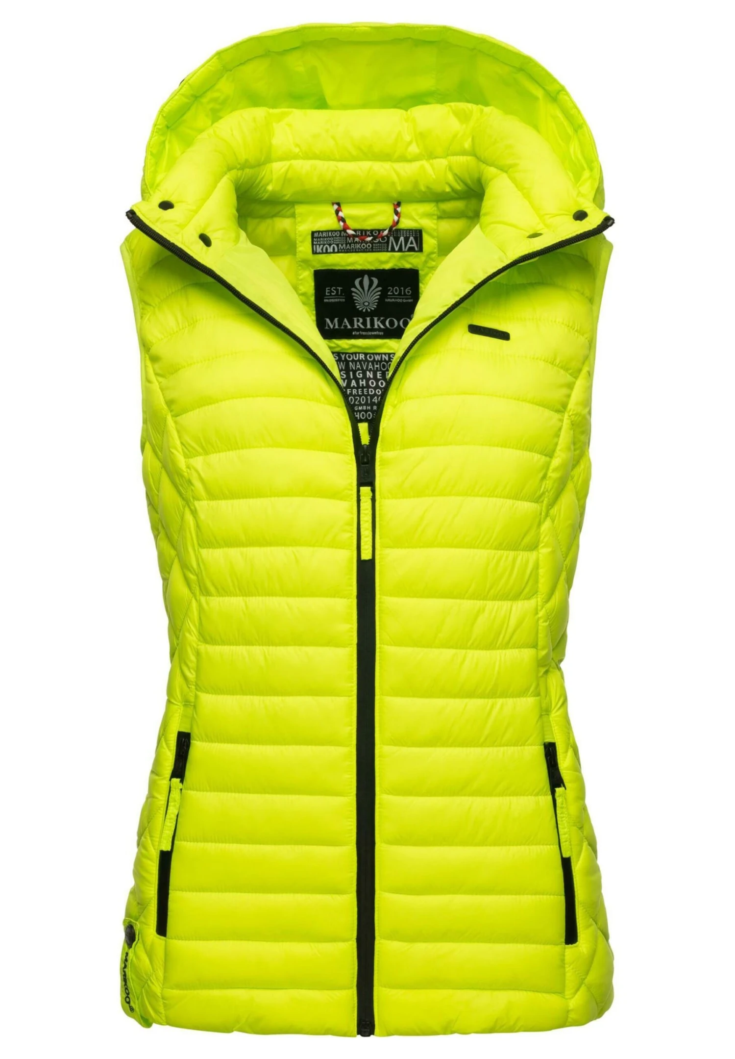 Marikoo Hasenpfote - Bodywarmer - Neon Green 3 Marikoo Hasenpfote - Bodywarmer - Neon Green - Afbeelding 3