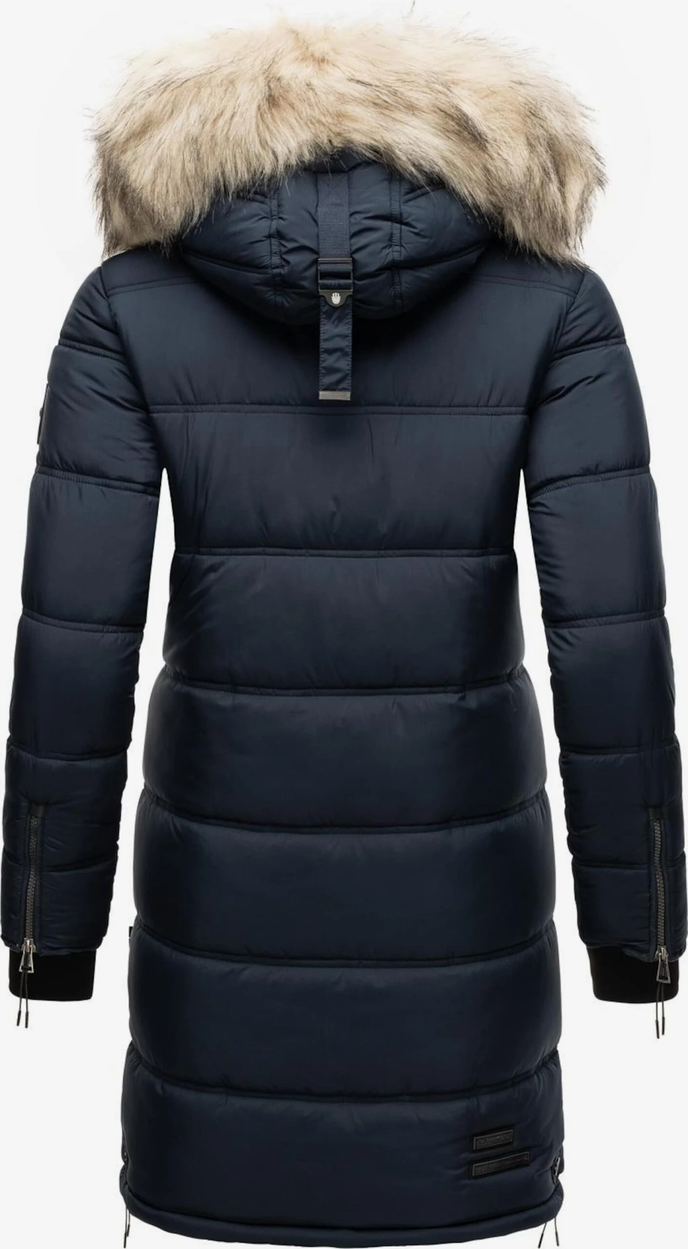 Marikoo Wintermantels Wintermantel Chaskaa Dames Navy 3 Marikoo Wintermantels Wintermantel Chaskaa Dames Navy - Afbeelding 3