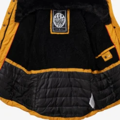 Marikoo Winterjassen Winterjas Lotusblüte Dames Goudgeel -Marikoo c70e4aea234b060fa086105867d2b61f