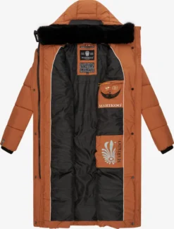 Marikoo Wintermantels Wintermantel Dames Cognac -Marikoo ca27744a3de6298e1f0e64147184e937 scaled