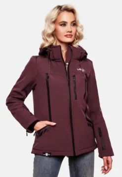 Marikoo Winterjassen Winterjas Dames Bordeaux -Marikoo cc5e47906a03fbcb6863407368a65b65 scaled