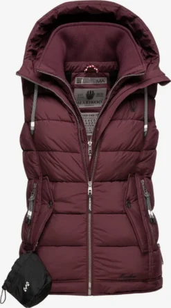 Marikoo Bodywarmers Bodywarmer Taisaa Dames Bordeaux