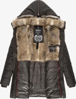 Marikoo Korte Mantels Wintermantel Dames Basaltgrijs -Marikoo d1dec553e2a002037a1badc0d93f1726 scaled