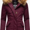 Marikoo Parkas Winterparka Karmaa Dames Bordeaux