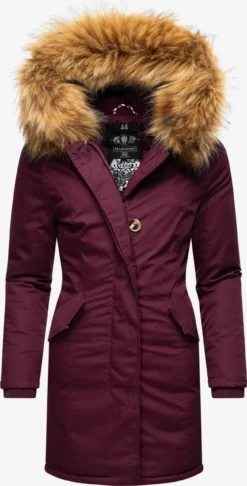 Marikoo Parkas Winterparka Karmaa Dames Bordeaux