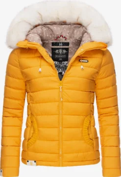 Marikoo Winterjassen Winterjas Nasriin Dames Geel