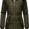 Marikoo Parkas Winterparka Kamii Dames Olijfgroen
