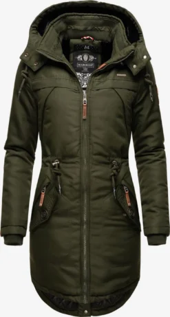 Marikoo Parkas Winterparka Kamii Dames Olijfgroen