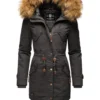 Marikoo Viva- Winterjas - Dark Grey