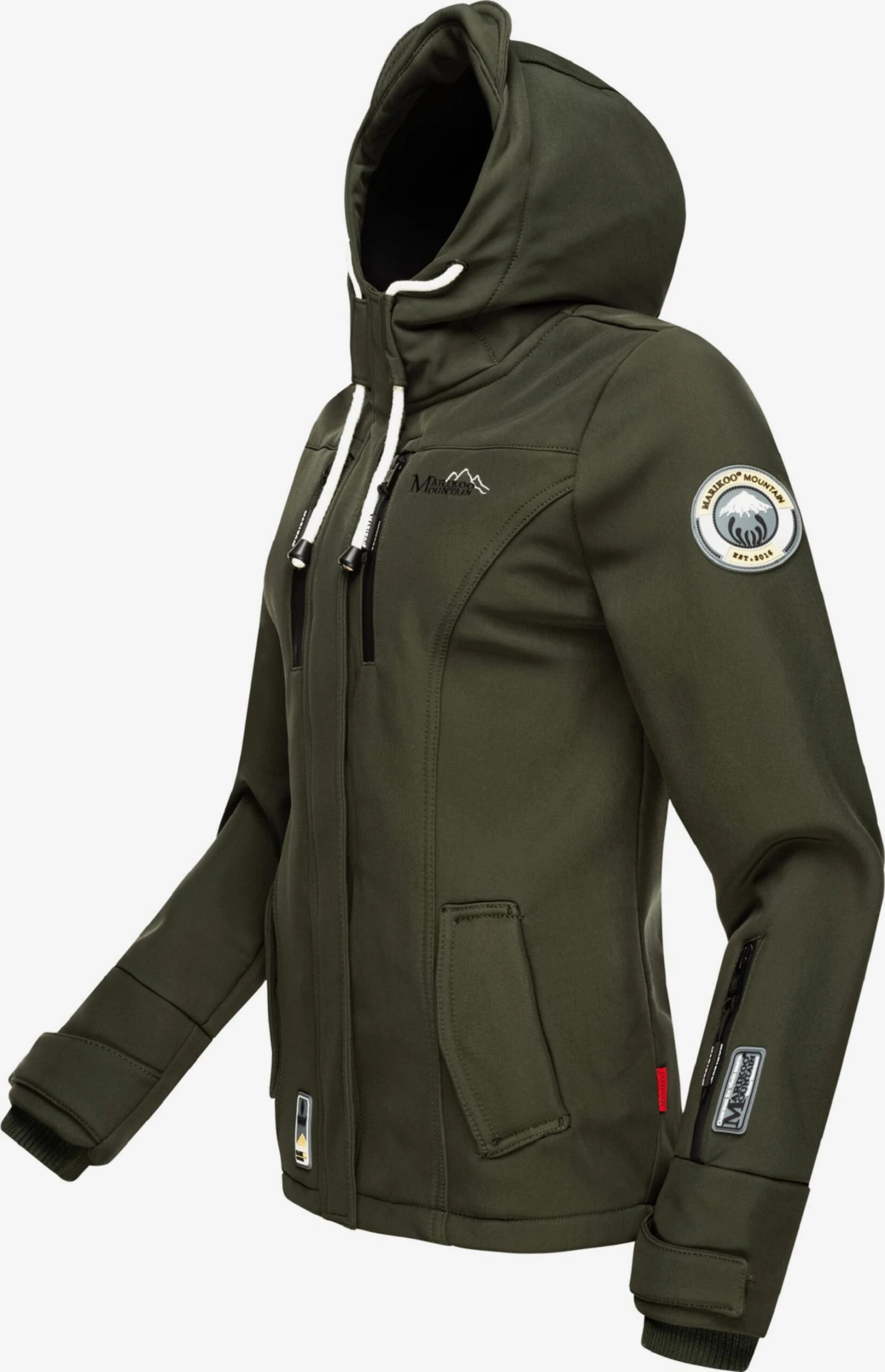 Marikoo Tussenjassen Tussenjas Kleinezicke Dames Olijfgroen 2 Marikoo Tussenjassen Tussenjas Kleinezicke Dames Olijfgroen - Afbeelding 2