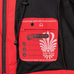 Marikoo Regenmantels Functionele Mantel Zimtzicke Dames Lichtrood -Marikoo dad33a20e6eabbcadcc22e6db34106d6