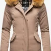 Marikoo Parkas Winterparka Karmaa Dames Beige