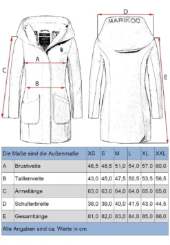 Marikoo Winterjas - Navy -Marikoo e35c3ffa17e64266837bfa50fa35473b