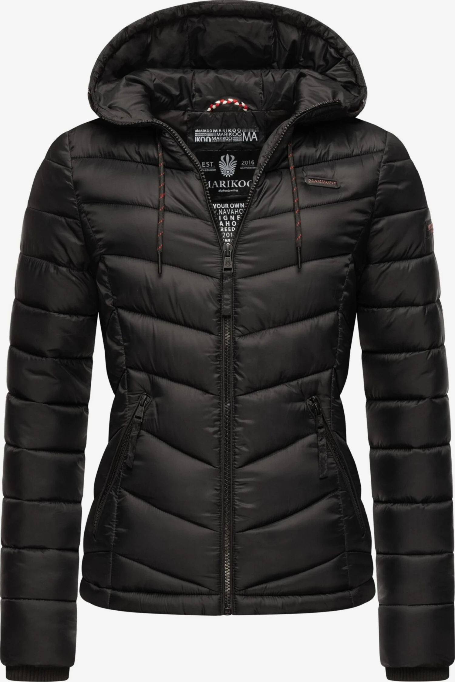 Marikoo Tussenjassen Tussenjas Kuala Dames Zwart 1 Marikoo Tussenjassen Tussenjas Kuala Dames Zwart