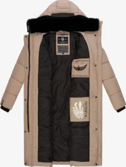 Marikoo Wintermantels Wintermantel Dames Taupe -Marikoo e6f908e72411c8493a44e1a1385cd9d7 scaled