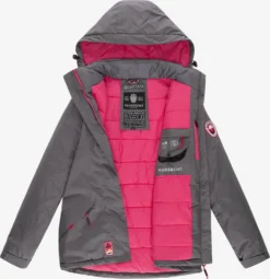 Marikoo Outdoor Jassen Functionele Jas Rabeaa Dames Grijs -Marikoo e7e3199edc34e9913cbeea89bf70247f