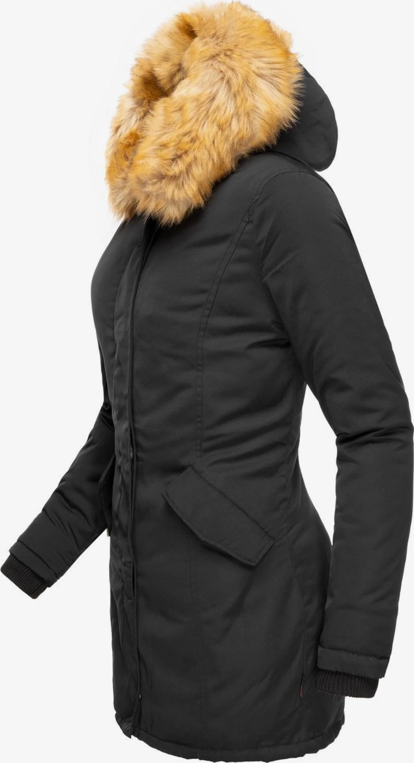 Marikoo Parkas Winterparka Karmaa Dames Zwart 2 Marikoo Parkas Winterparka Karmaa Dames Zwart - Afbeelding 2