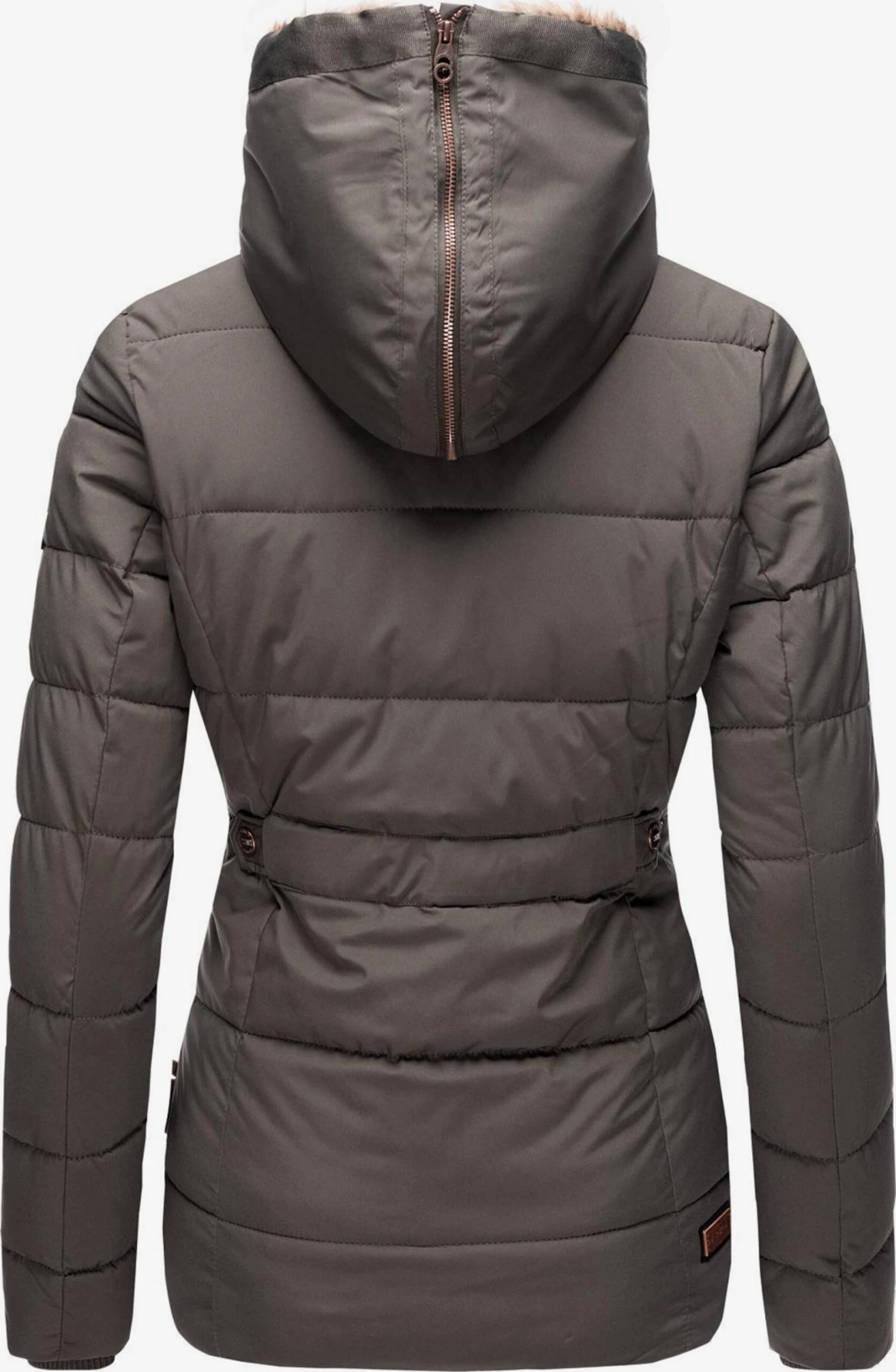 Marikoo Gewatteerde Jassen Winterjas Nekoo Dames Aardetinten 3 Marikoo Gewatteerde Jassen Winterjas Nekoo Dames Aardetinten - Afbeelding 3