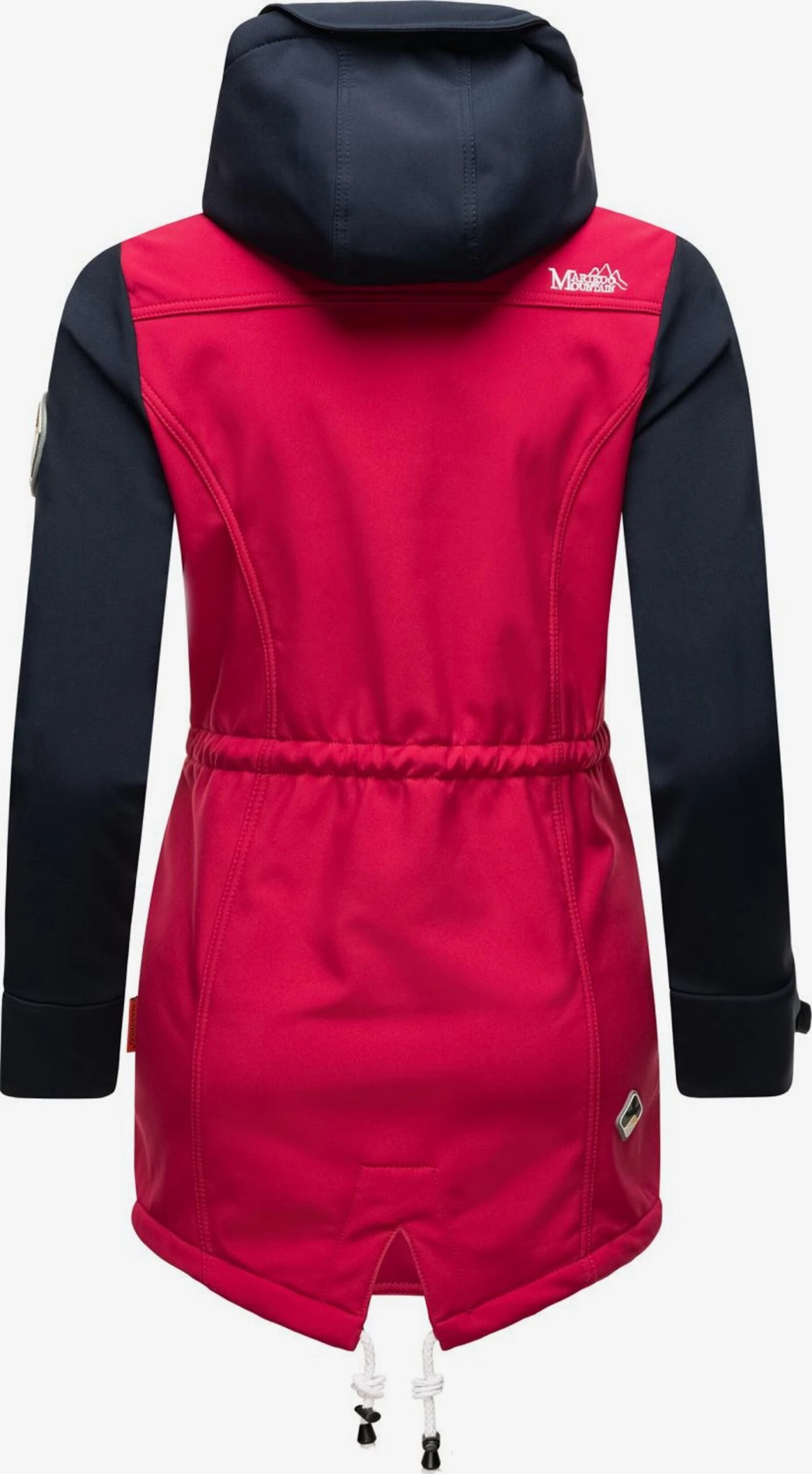 Marikoo Regenmantels Functionele Mantel Zimtzicke Dames Navy / Pink 3 Marikoo Regenmantels Functionele Mantel Zimtzicke Dames Navy / Pink - Afbeelding 3