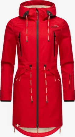 Marikoo Parkas Tussenparka Dames Vuurrood
