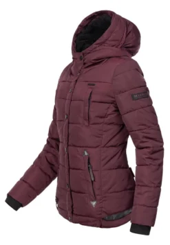 Marikoo Lotusblüte - Winterjas - Winered -Marikoo ed4ddd72a202481aaa5050a745083c42