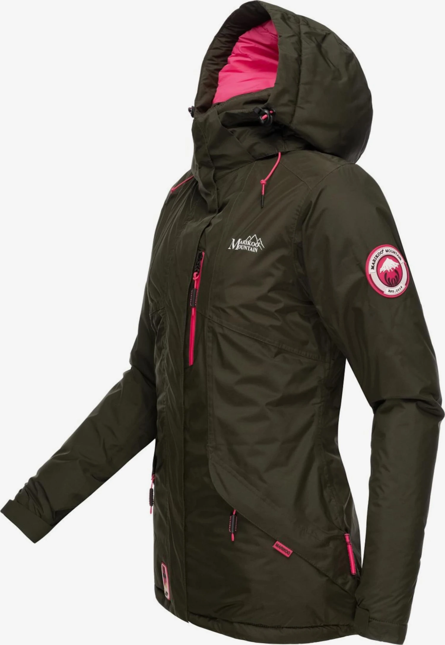 Marikoo Outdoor Jassen Functionele Jas Rabeaa Dames Olijfgroen 2 Marikoo Outdoor Jassen Functionele Jas Rabeaa Dames Olijfgroen - Afbeelding 2