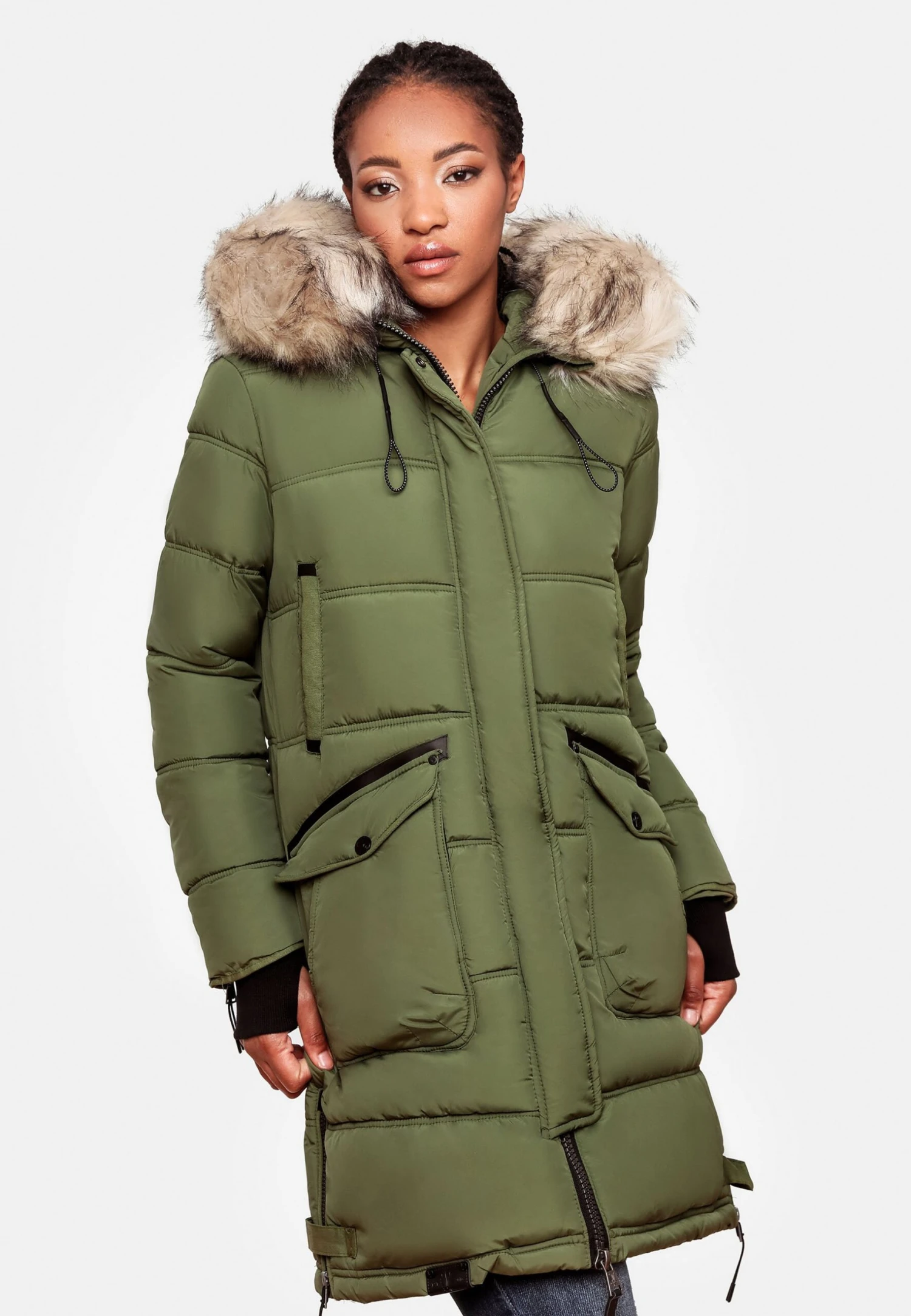 Marikoo Chaskaa - Winterjas - Olive 1 Marikoo Chaskaa - Winterjas - Olive
