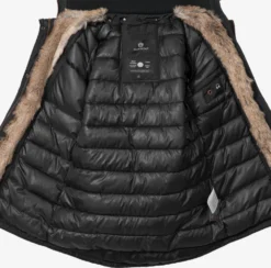 Marikoo Parkas Winterparka Grinsekatze Dames Zwart -Marikoo f37188c8ef3a68b98766fd2ce97b97db