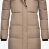 Marikoo Wintermantels Wintermantel Dames Taupe
