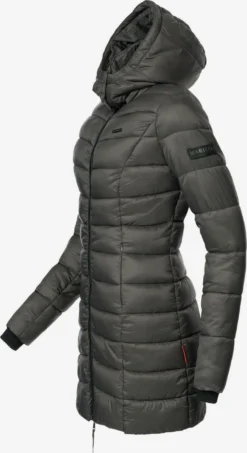 Marikoo Korte Mantels Wintermantel Abendsternchen Dames Antraciet -Marikoo f777c22dd773046171af909dacda6737 scaled