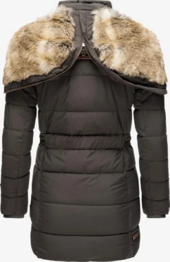 Marikoo Korte Mantels Wintermantel Dames Basaltgrijs -Marikoo f786a2744bffc999b1a5702dbbb22eac scaled