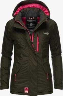 Marikoo Outdoor Jassen Functionele Jas Rabeaa Dames Olijfgroen