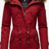 Marikoo Parkas Winterparka La Viva Dames Rood