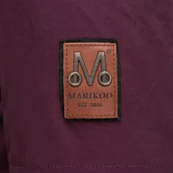 Marikoo Parkas Winterparka Dames Wijnrood -Marikoo fe3c5dfce6636e242f45bc047ed58d85